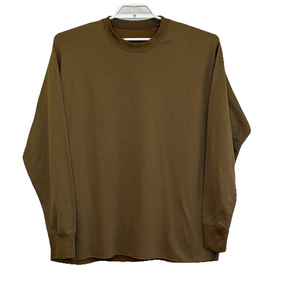 Cabela's Other - Cabela's Base Layer Power Dry T-Shirt Mens Size XL Brown‎ Long Sleeve Crew Neck